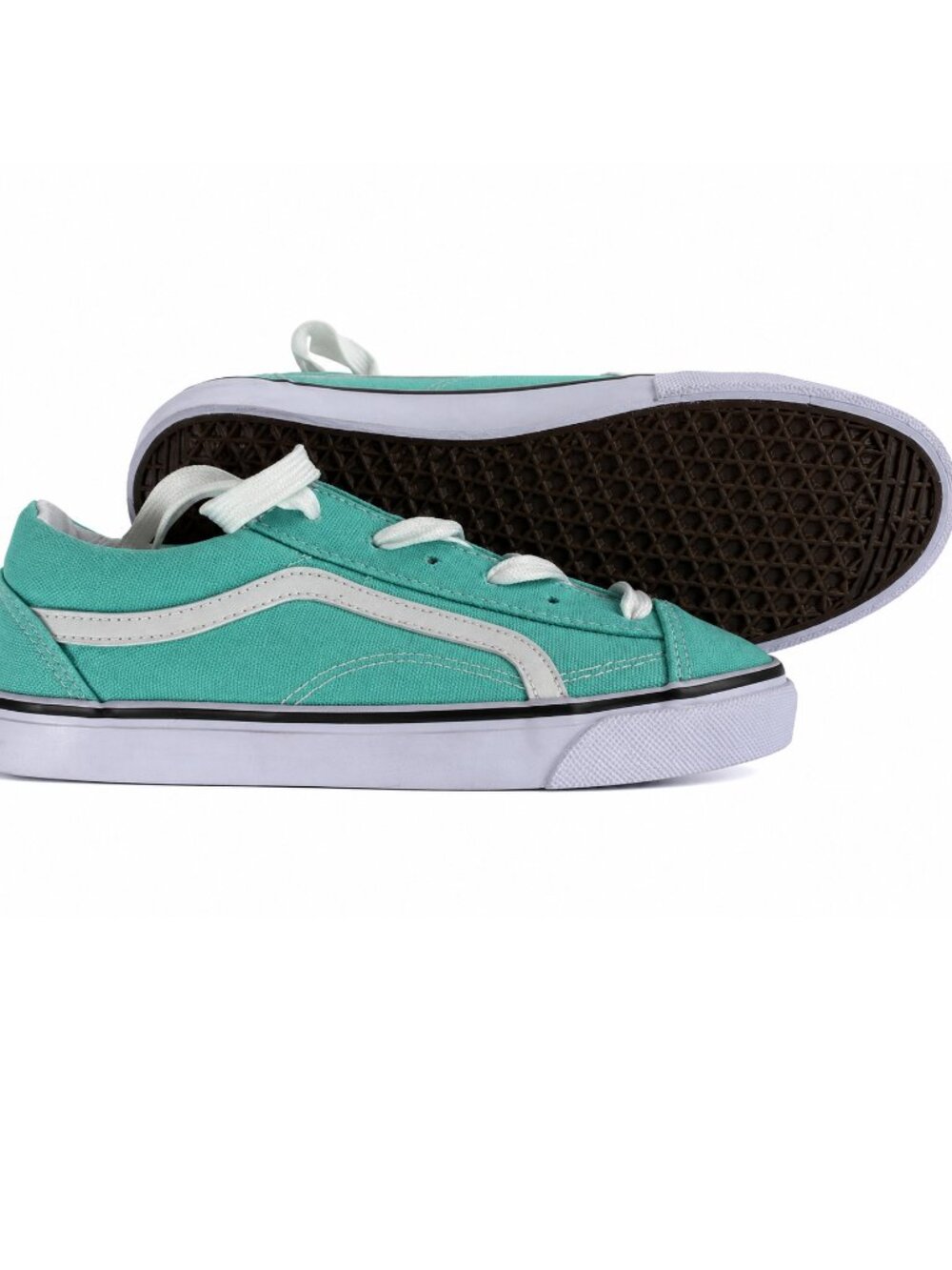 Unbranded Women’s Size 6 Canvas Sneakers Teal Mint Green White NWOT